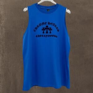 Chrome Hearts Women's Blue Vest